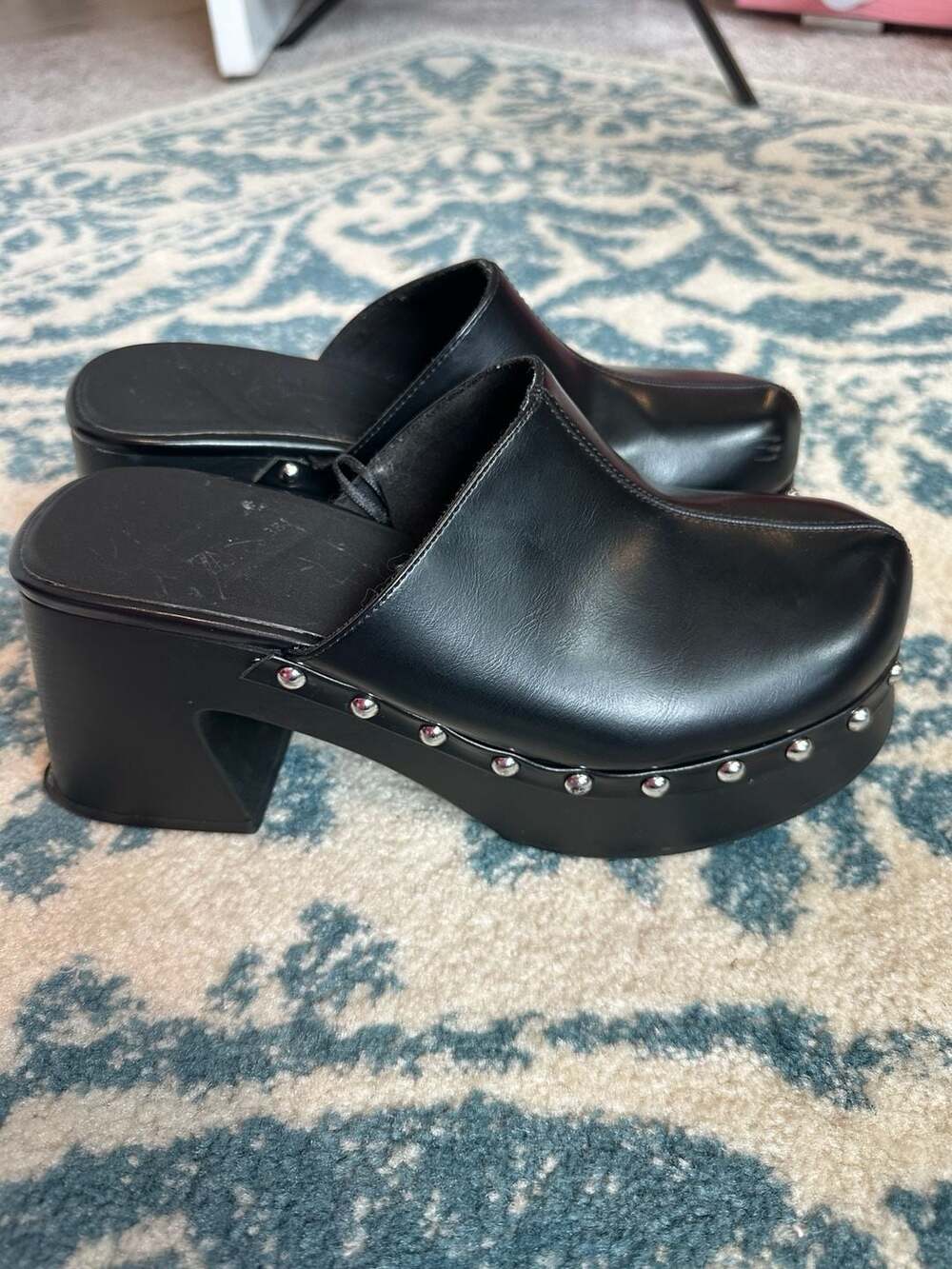 Zara Punk Gothic Closed Toe Chunky Platform Sandals